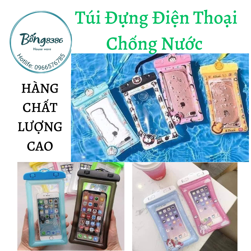 Túi đựng điện thoại chống nước túi đựng điện thạo có phao nổi túi đựng điện thoại có khóa cài