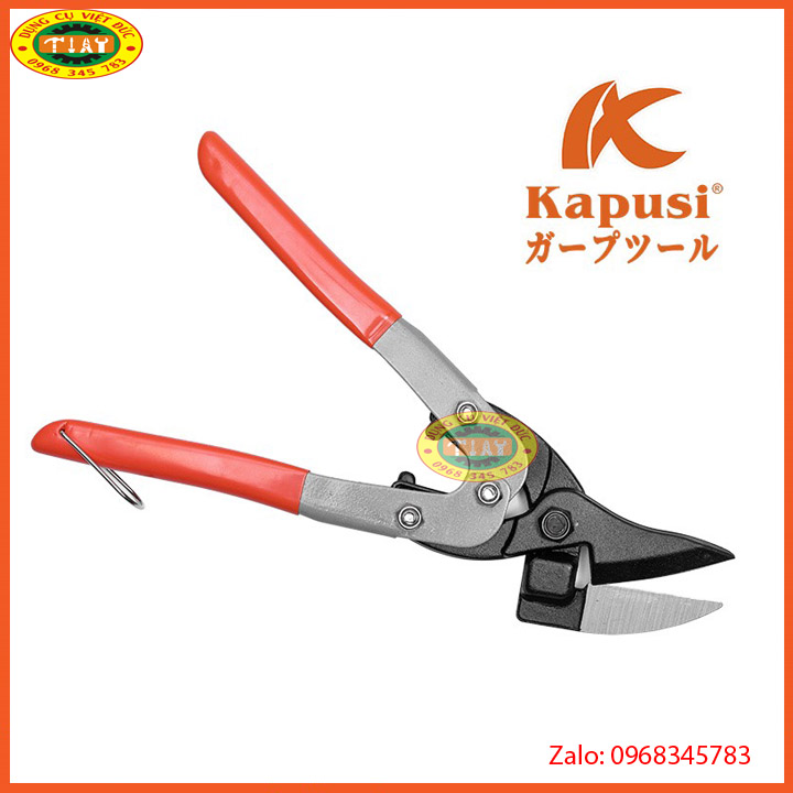 KÉO CẮT TÔN MỎ NGHIÊNG 45 ĐỘ KÍCH THƯỚC 10 INCH HÃNG KAPUSI NHẬT BẢN