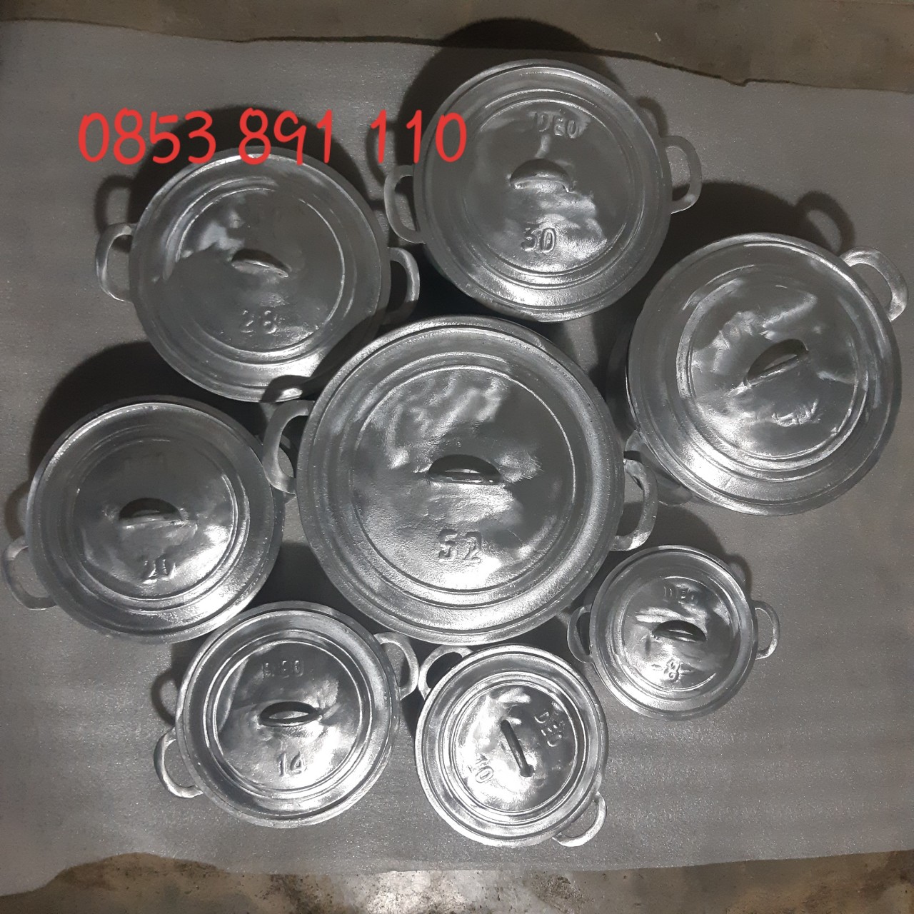 Nồi gang đúc (NGUYÊN CHẤT THỦ CÔNG LÀNG NGHỀ)