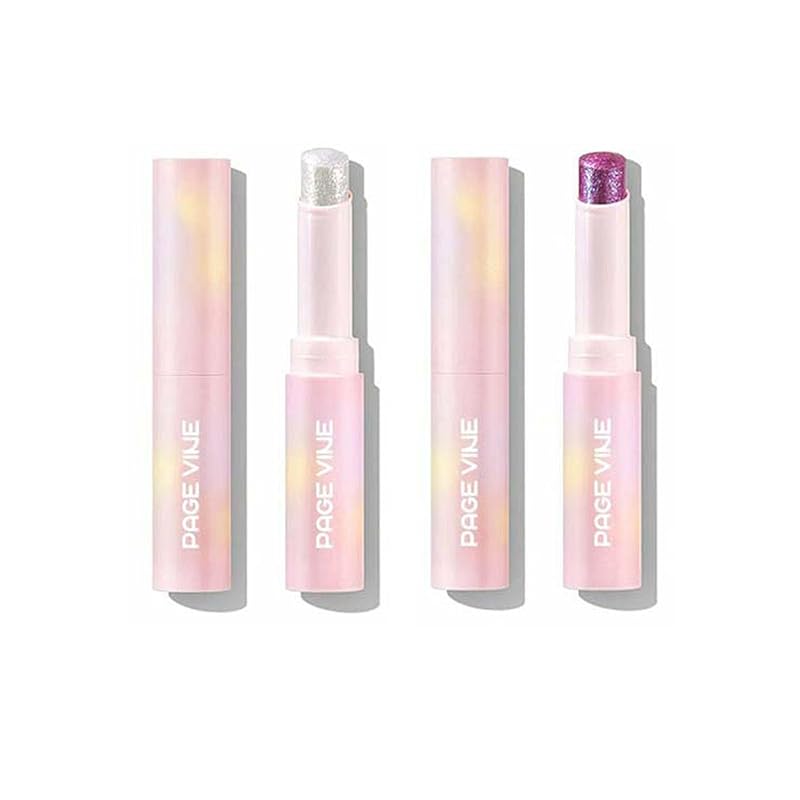 Dau Dau 6 cây bút kẻ mắt và phấn mắt dạng thỏi Crystal Jelly Glaze, kèm cọ tán, dễ tán, lâu trôi, lấp lánh. - 4