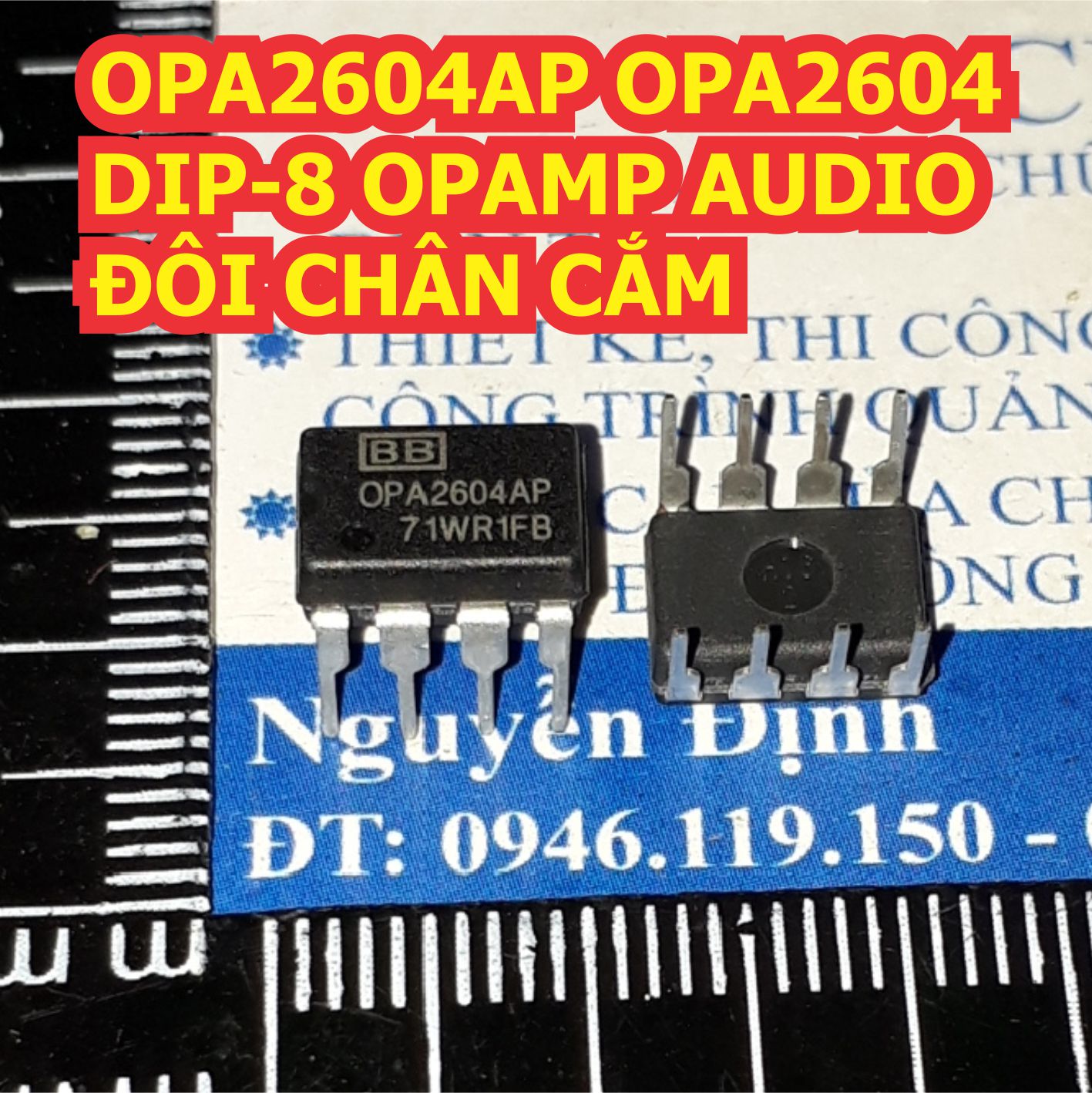 OPA2604AP 2604 OPA2604 DIP8 2*opamp OPAMP ĐÔI CHÂN CẮM kde1208