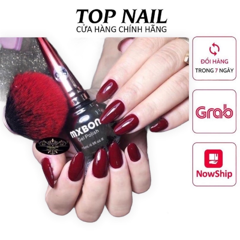 Sơn g.el Mxbon tông đỏ,đỏ riệu,đỏ đô,đỏ đậm,đỏ cherry