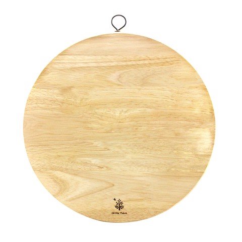 Thớt gỗ cao cấp, an toàn, thớt tròn khoen | size trung | miva shop - 01051 thớt gỗ đức thành
