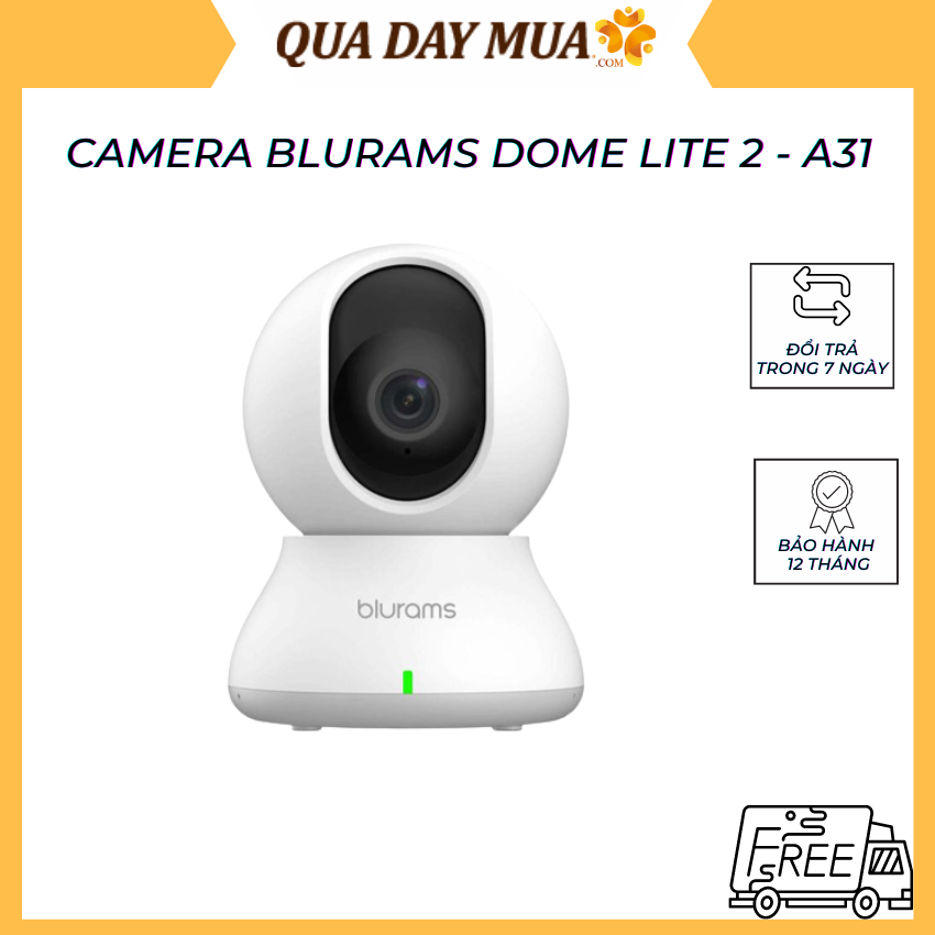Camera giám sát blurams dome lite 2 a31 1080p xoay 360 độ - hàng chính hãng - bảo hành 12 tháng