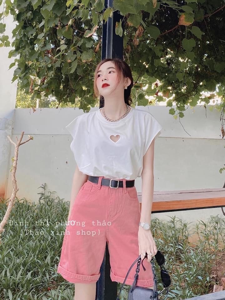 QUẦN JEAN NỮ , QUẦN NGỐ NỮ CỰC XINH MÀU HỒNG -NAUY