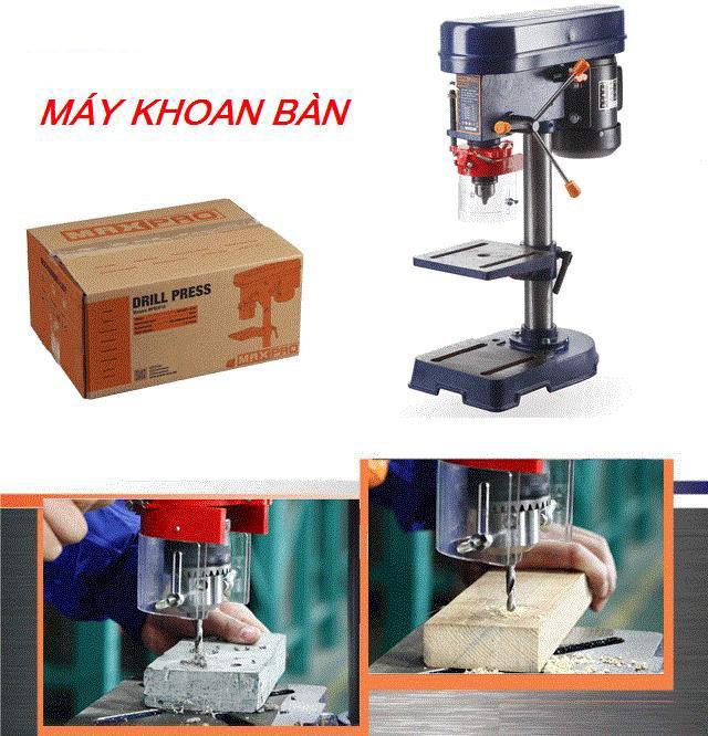 13mm máy khoan bàn 350w maxpro mpbdp13