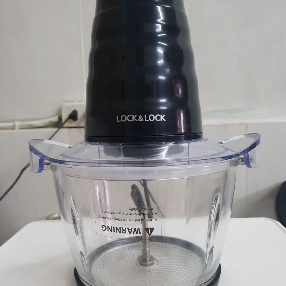 Máy xay thịt lock&lock meat chopper 1 lít ejm156blk