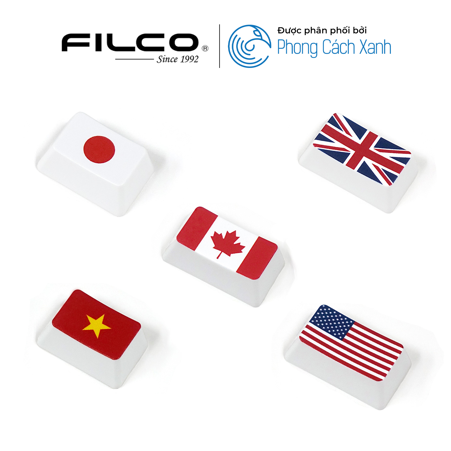 Keycap filco lá cờ - hàng chính hãng