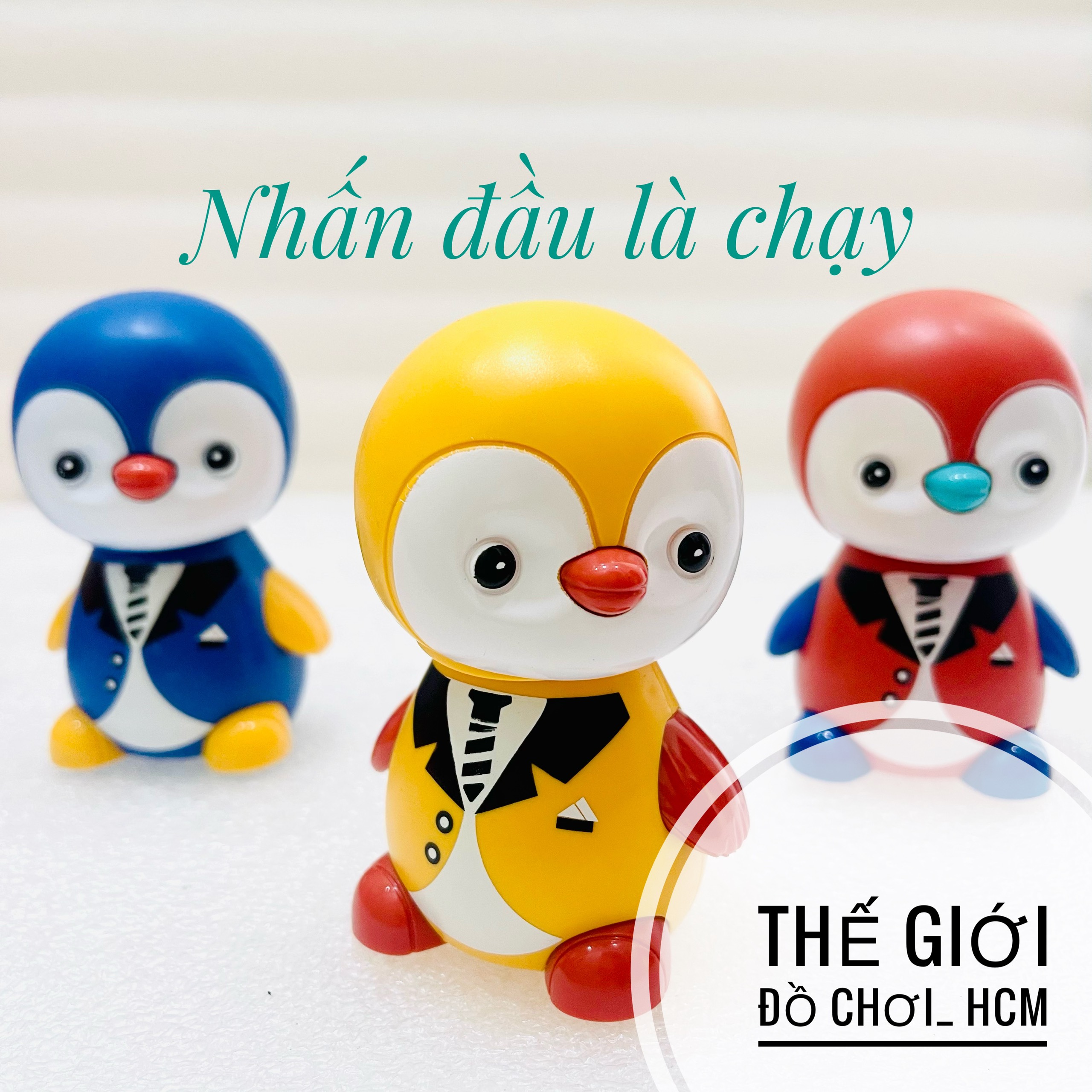 [HÀNG ĐẸP NHƯ HÌNH] Đồ chơi trẻ em chim Pororo cót nhấn/ chạy cót cho bé yêu thích con vật, chim pororo nhựa ấn cót
