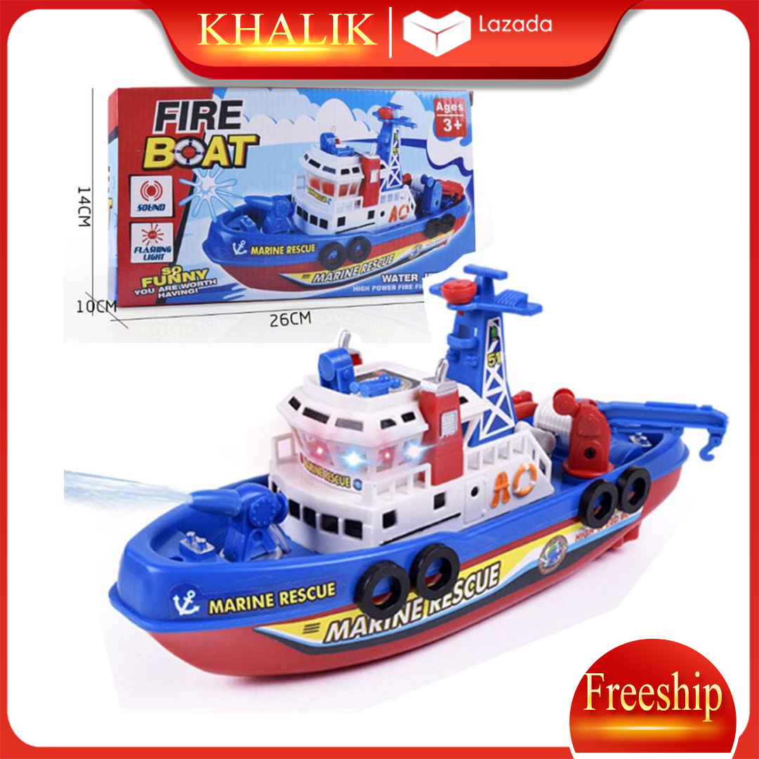 Bộ đồ chơi thuyền tàu thủy chạy dưới nước dùng bằng pin tiểu AA