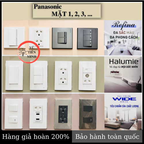 [FreeshipMAX] [HÀNG CHÍNH HÃNG] Mặt 1, 2, 3, mặt kín, 4,6 Wide Panasonic LOẠI LỚN, LOẠI NHỎ