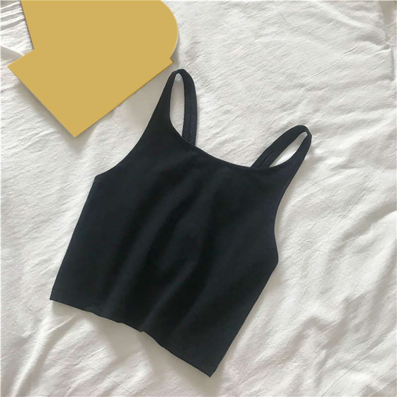 Áo Croptop Dệt Kim Thiết Kế Ôm Sát Tôn Dáng Cho Nữ