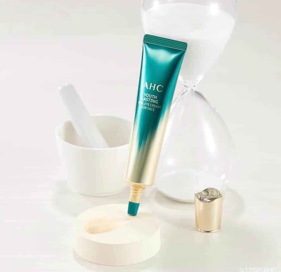 Kem giảm nhăn và giảm thâm mắt ahc real eye cream for face 30ml/12ml