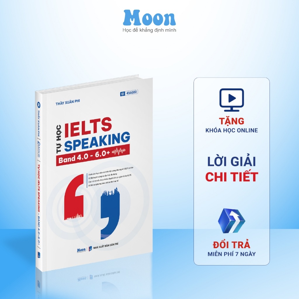  Sách Tự học IELTS Speaking - Band 4.0 - 6.0+ 