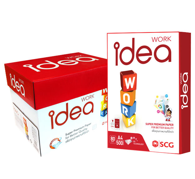 Giấy in/Photocopy Idea A4 định lượng 80 gsm