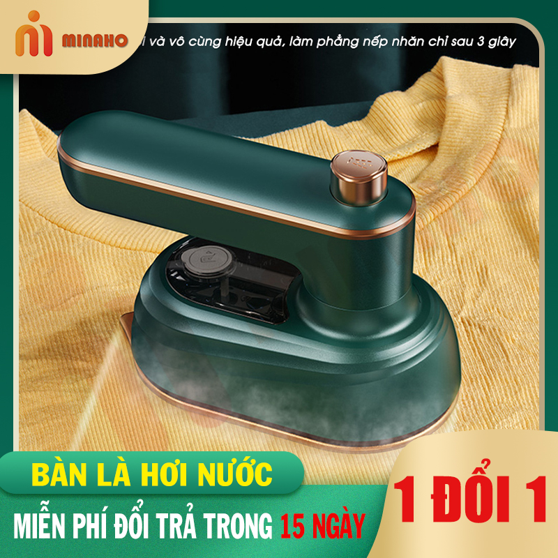 Bàn Là/Ủi Hơi Nước Mini Cầm Tay Minaho, Bàn Là/Ủi 2 Trong 1, Ủi Trực Tiếp, Hơi Nước, Bàn Là Mini Thuận Tiện Du Lịch, Nhỏ Gọn, Thời Trang Minaho