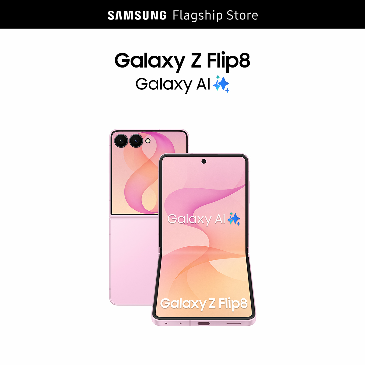 Điện thoại Samsung Galaxy Z Flip8, 256GB, FlexCam 50MP, Galaxy AI, Màn hình FlexWindow 4.1" - 3