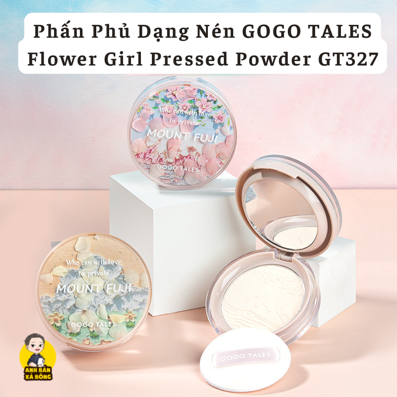 Phấn phủ dạng nén gogo tales flower girl pressed powder gt327