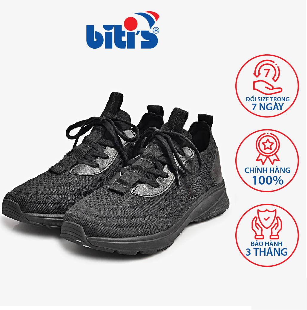 Giày thể thao nam biti's hunter core festive 3d - liteknit black dsmh07800den