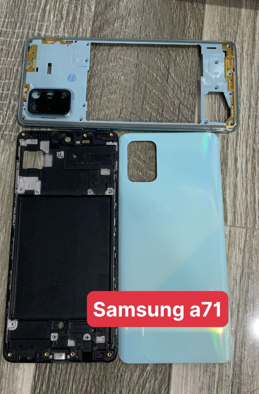 Bộ vỏ samsung a71 zin