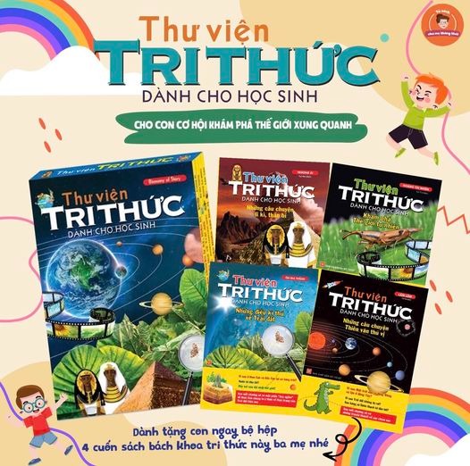 Sách: combo thư viện tri thức dành cho học sinh