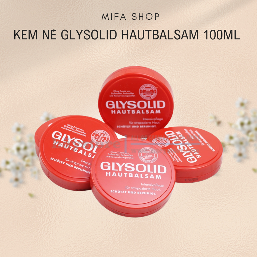 Kem lysolid hautbalsam nứt gót chân, nẻ hiệu quả nhanh chóng nội địa đức glysolid 100ml