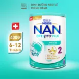 Sản Phẩm Dinh Dưỡng Nestlé NAN OPTIPRO PLUS 2 400g/lon với 5HMO Sản Xuất Tại Thụy Sĩ