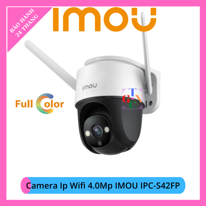 Camera ip wifi 4.0mp imou ipc-s42fp ngoài trời xoay 360, đàm thoại 2 chiều, đêm có màu