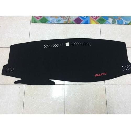 thảm taplo nỉ cho xe accent 2018