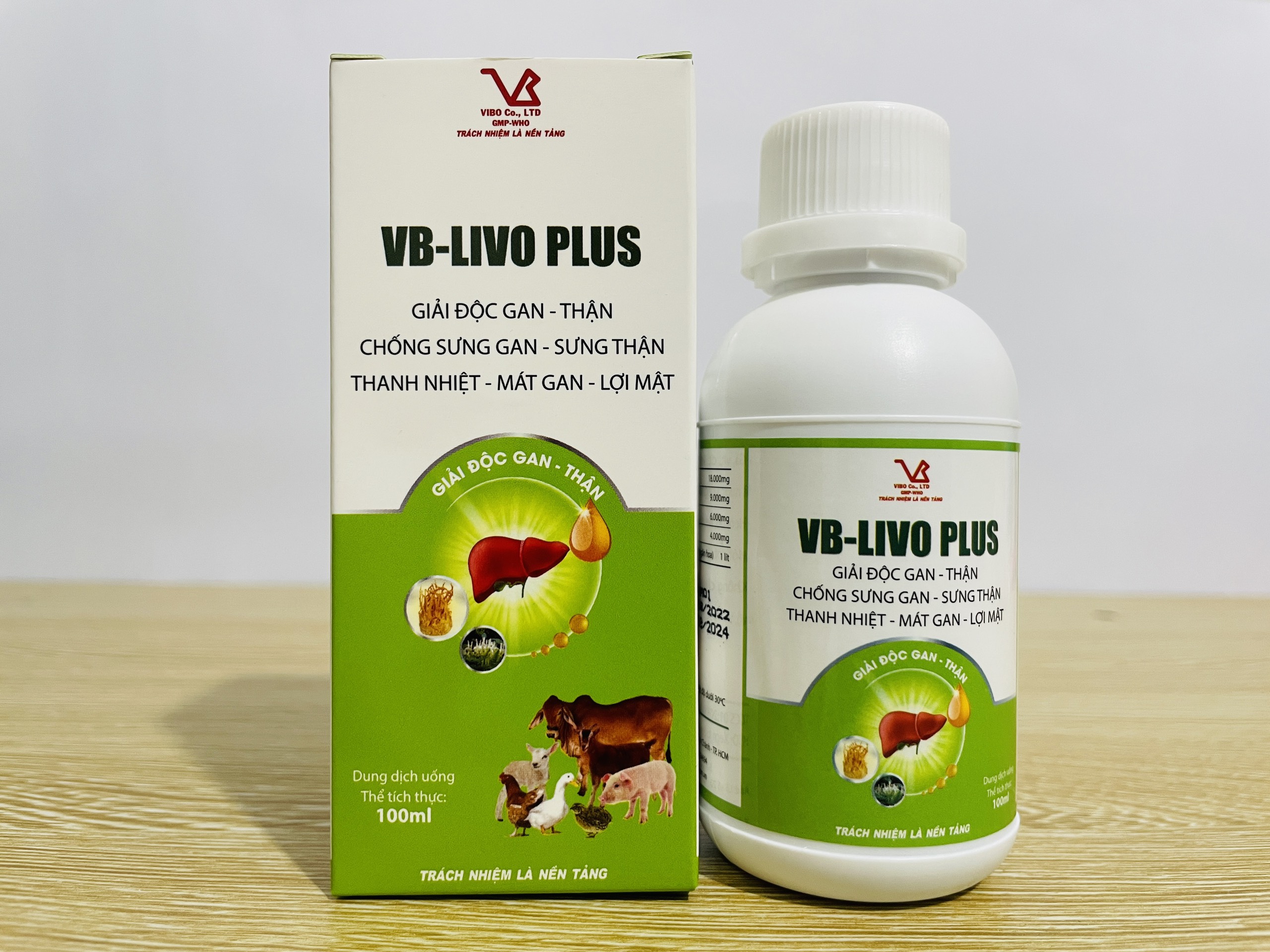Vb-livo plus - giải độc gan, thận cho gia súc, gia cầm