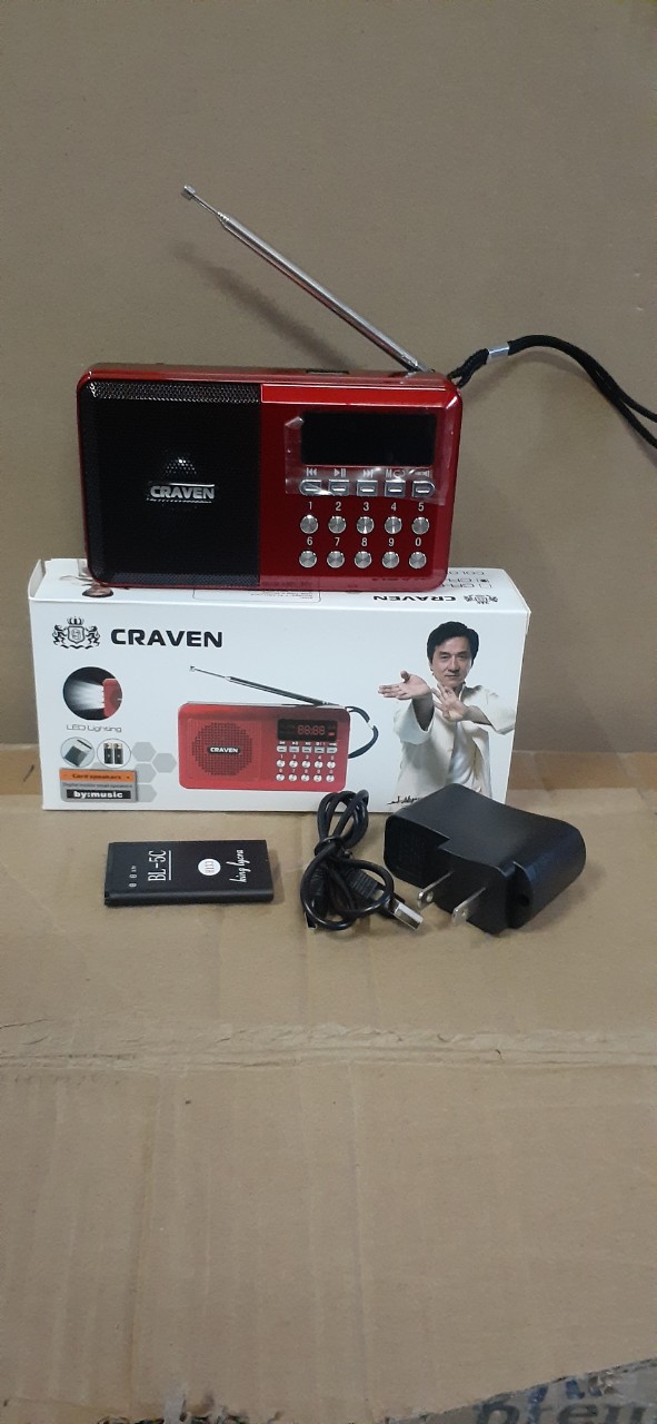MÁY NGHE PHÁP, NGHE KINH PHẬT, NGHE NHẠC MP3 CRAVEN CR65