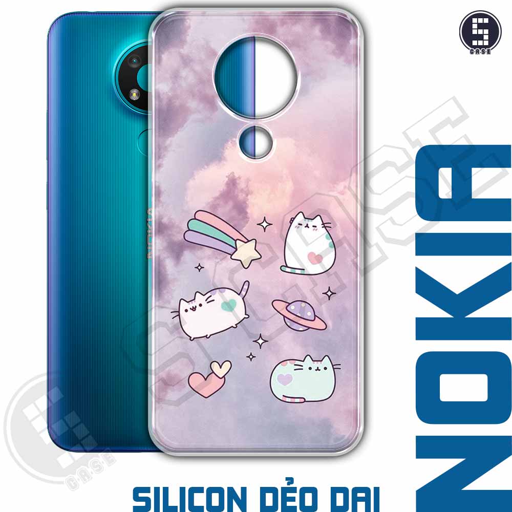 Ốp điện thoại Nokia 3.4 hình Cute Cat A900-011