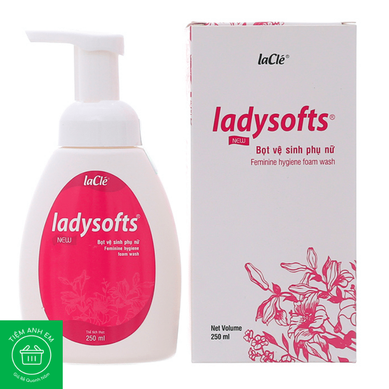 Bọt vệ sinh phụ nữ Ladysofts Chai 250ml (Hồng)