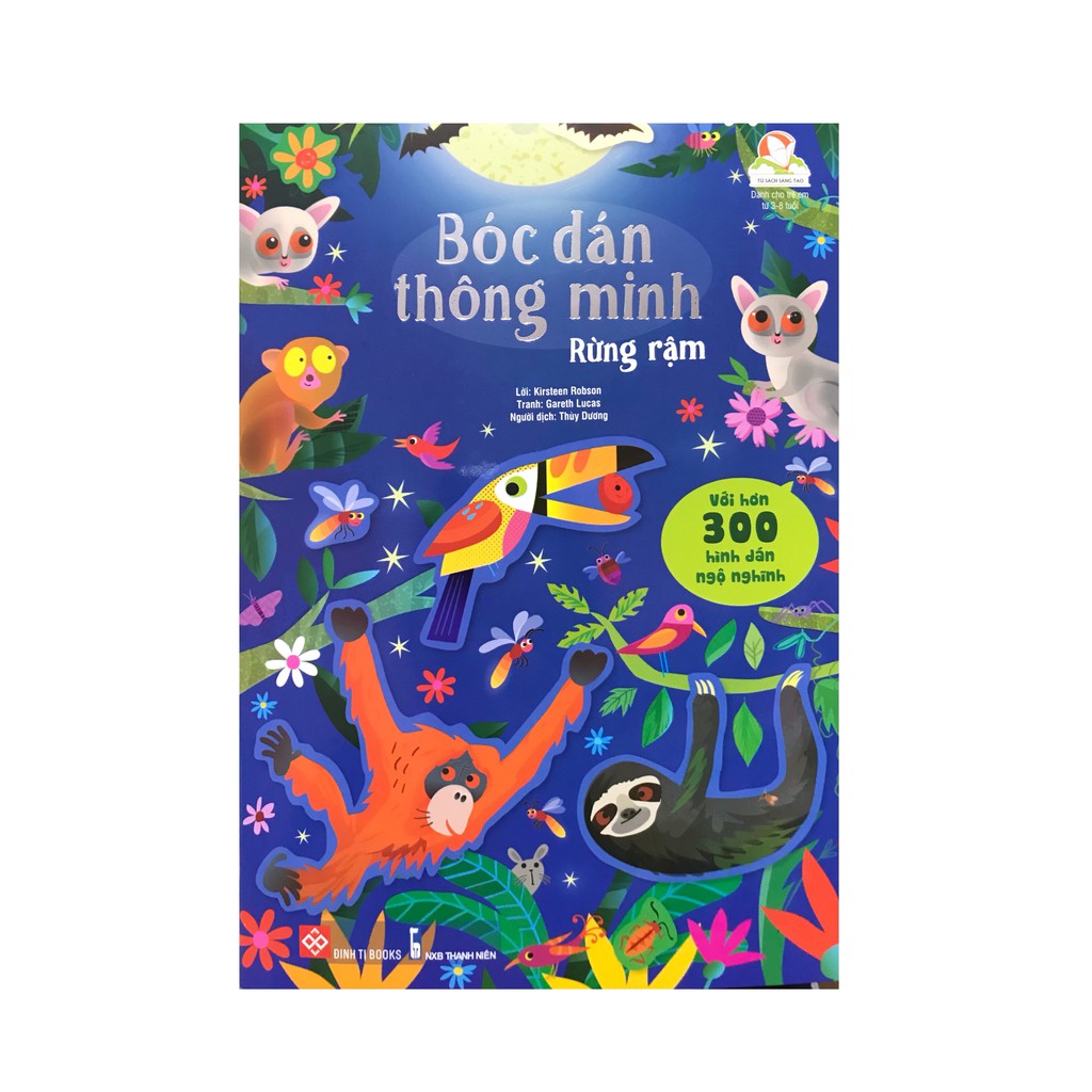 Sách-bóc dán thông minh rừng rậm