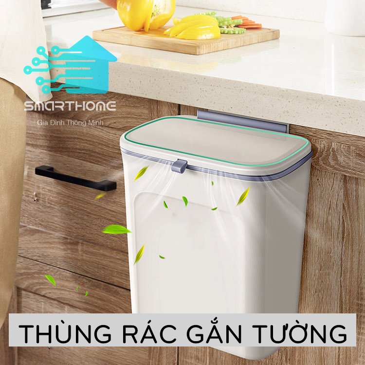 Thùng rác treo cửa tủ bếp - tường