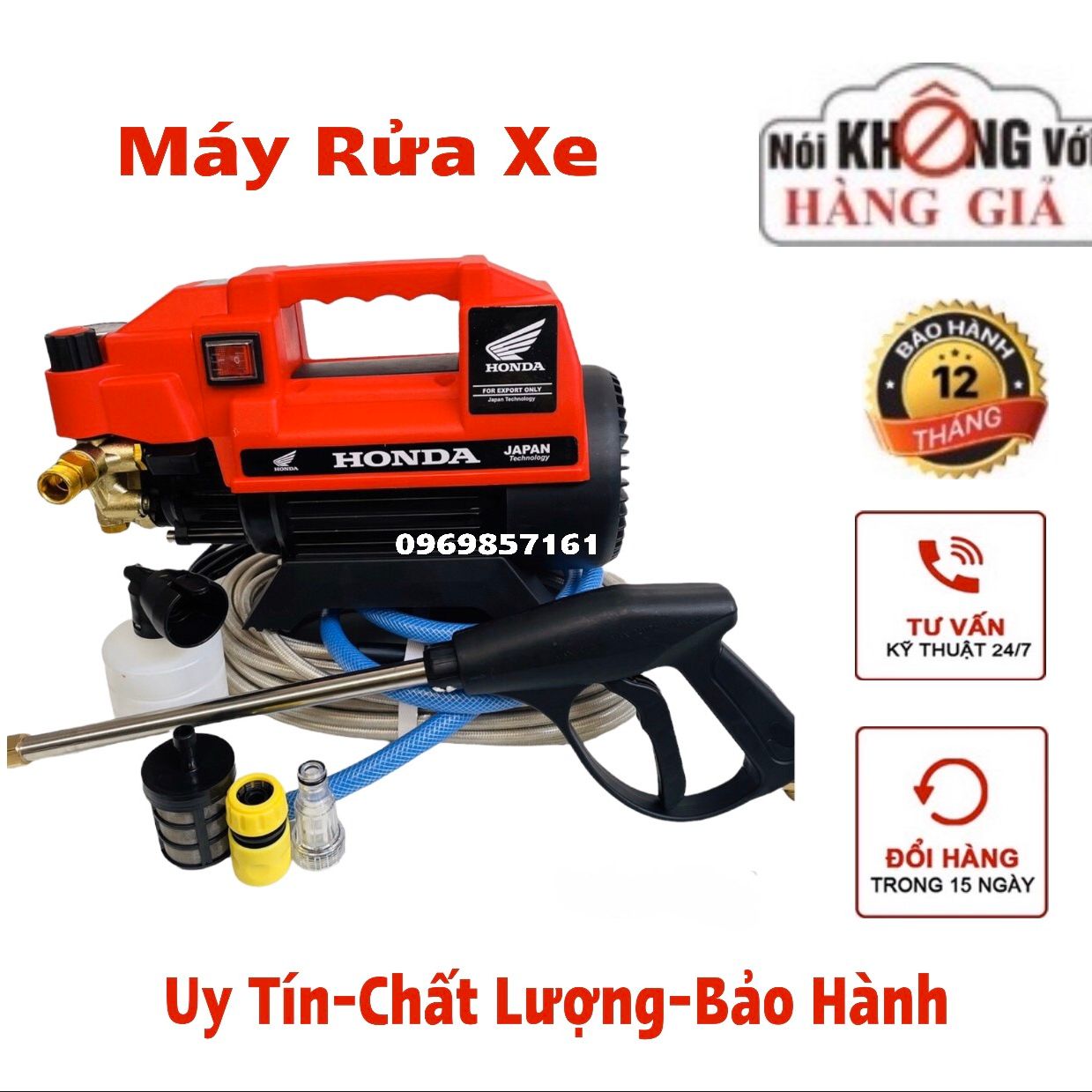 Máy rửa xe HONDA 3500w chỉnh áp .Máy rửa xe mini, Máy rửa xe gia đình lõi đồng 100%, Máy áp lực cao siêu bên siêu khỏe
