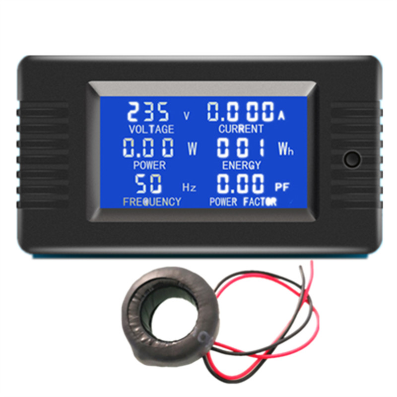 Công tơ điện tử ac đo 6 thông số 100a pzem-022-ct01