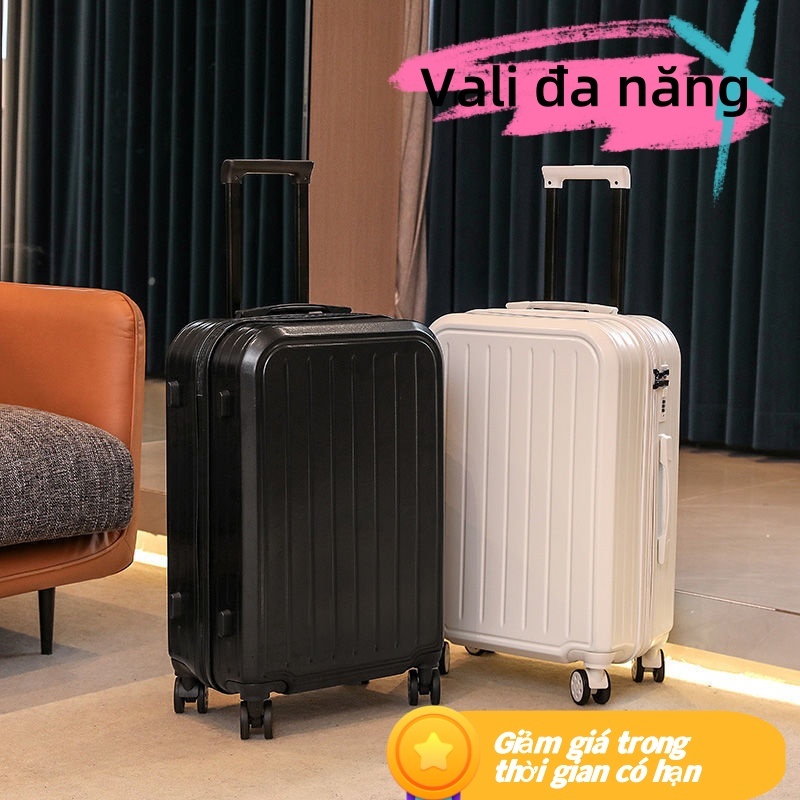 Vali 20 inch, hộp đựng mật khẩu dung lượng lớn, đẹp, có thể mang lên máy bay, khóa kéo chống nước, hộp đựng xe đẩy di độ
