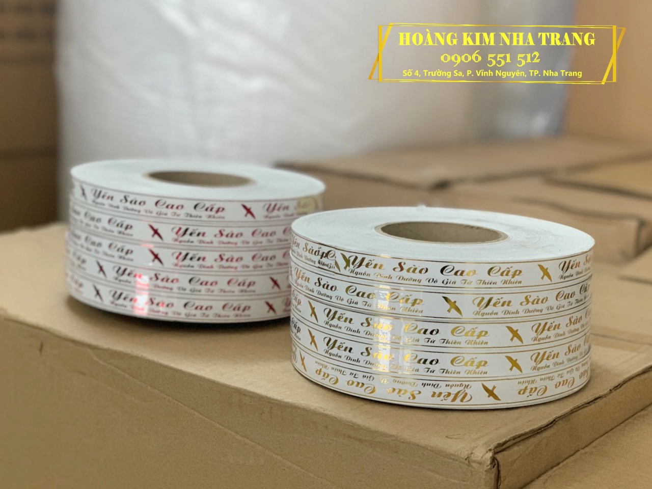 Băng keo ép kim Yến sào cao cấp