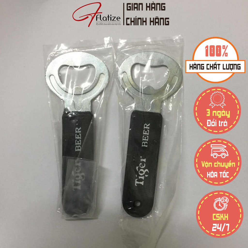 Mở nắp bia, bật lắp bia tiger