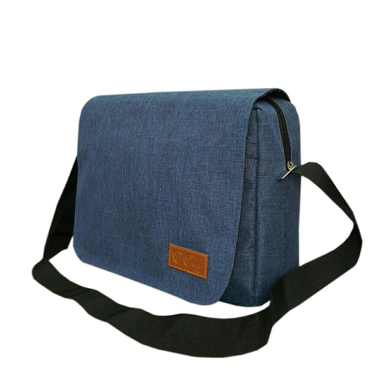 FREESHIP 15 ĐƠN TỪ 29K_ Cặp xách nam đeo chéo size 36cm chất vải bố chống thấm REPLY1992