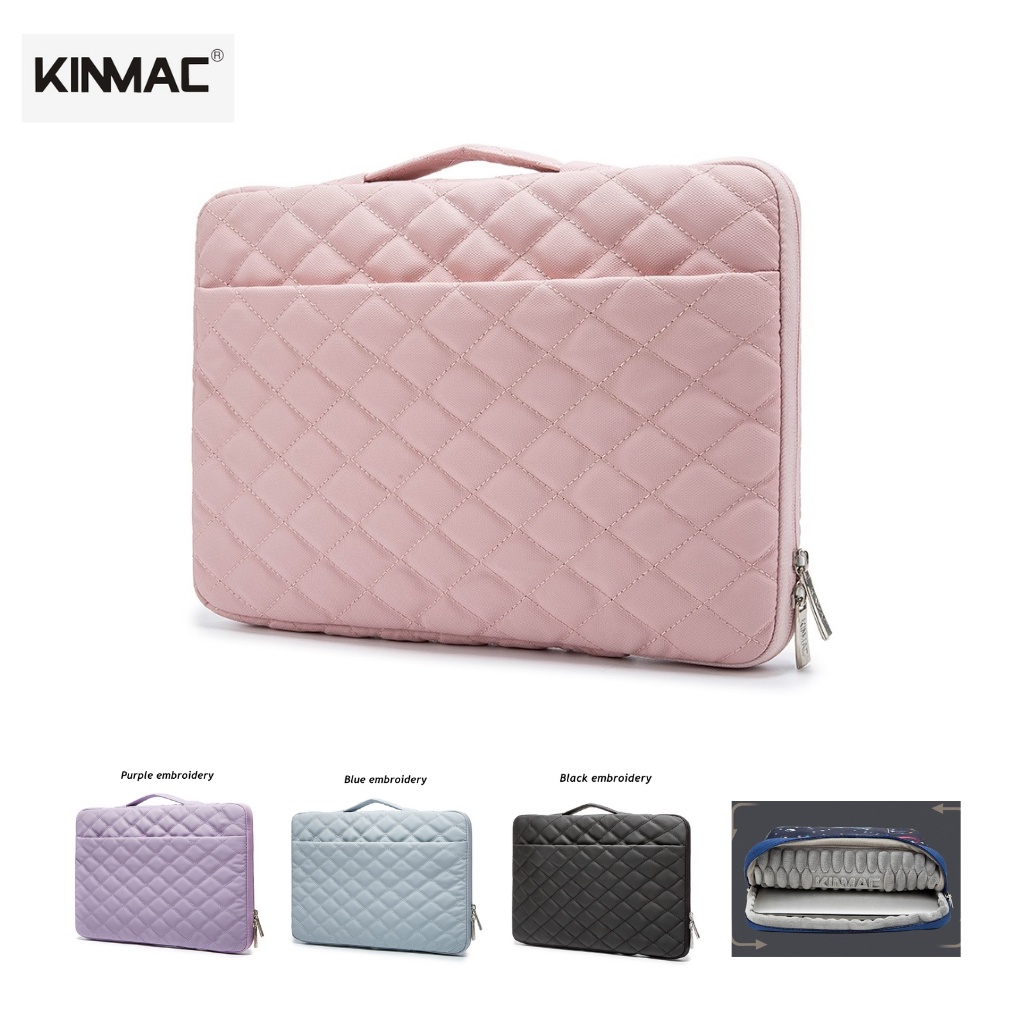 Túi chống sốc laptop macbook KINMAC có quai xách-Chống sốc tốt-Không thấm nước 13inch 14inch 15.6inch