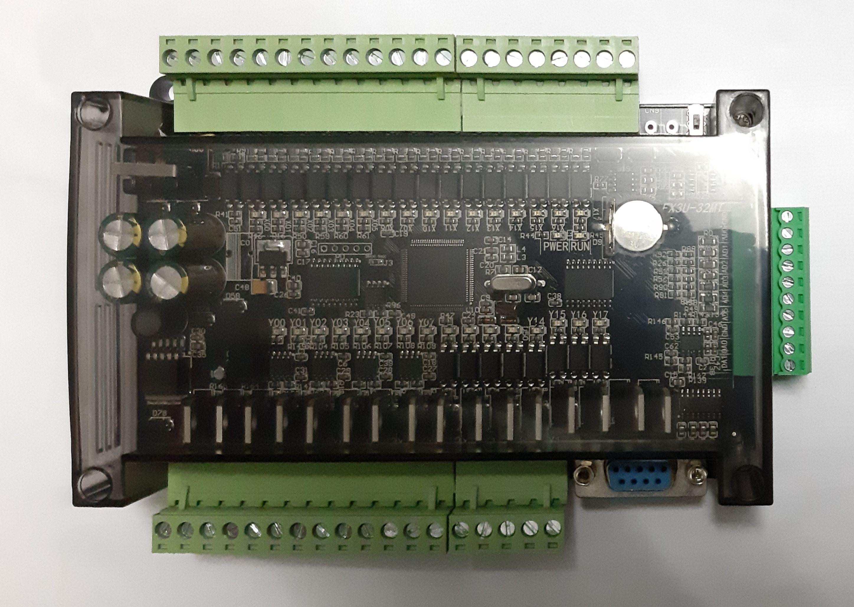 [HCM]PLC Board FX3U-32MT 6AD 2DA-RS485 (Có Pin)