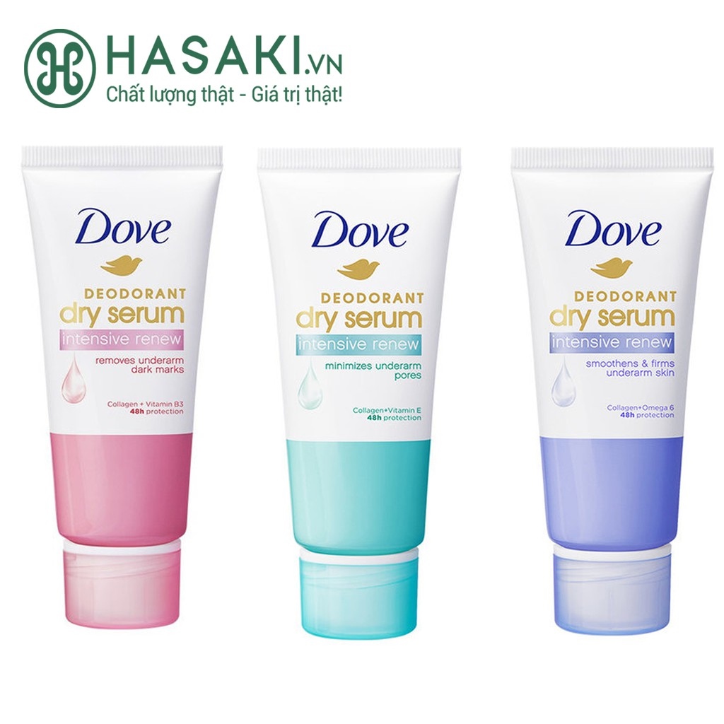 Kem khử mùi dove tinh chất serum dưỡng sáng 50ml