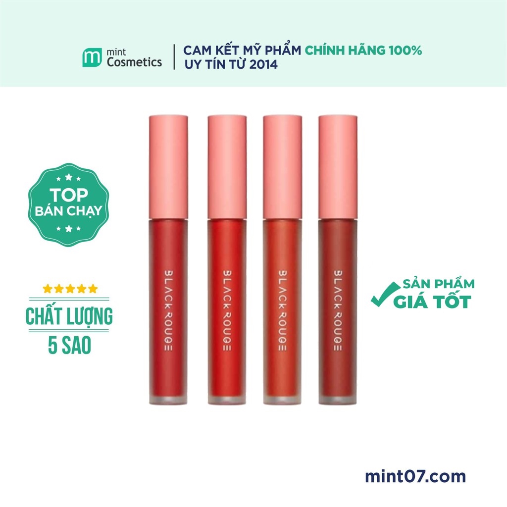 ☽ Son Kem Black Rouge Power Proof Matte Tint