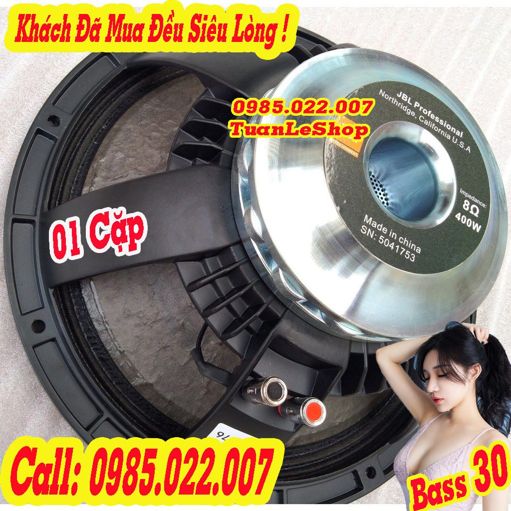 LOA BASS 30 NEO BI TRẮNG COIL 75MM (1275476) - LOA 3 TẤC – GIÁ 02 LOA 3 TẤC
