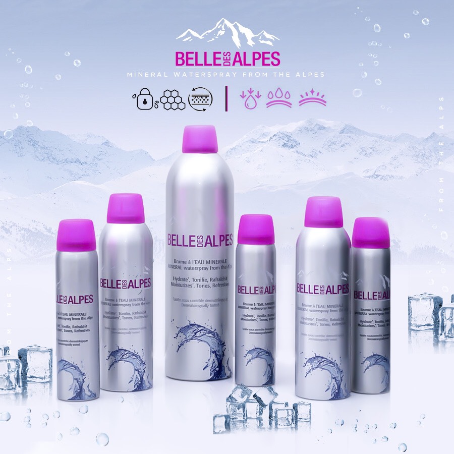 Xịt khoáng Pháp Belle Des Alpes Mineral Waterspray 75ml
