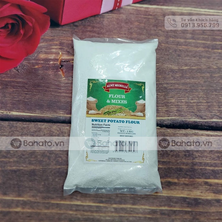 Bột khoai lang Aunt Michelle gói 1kg