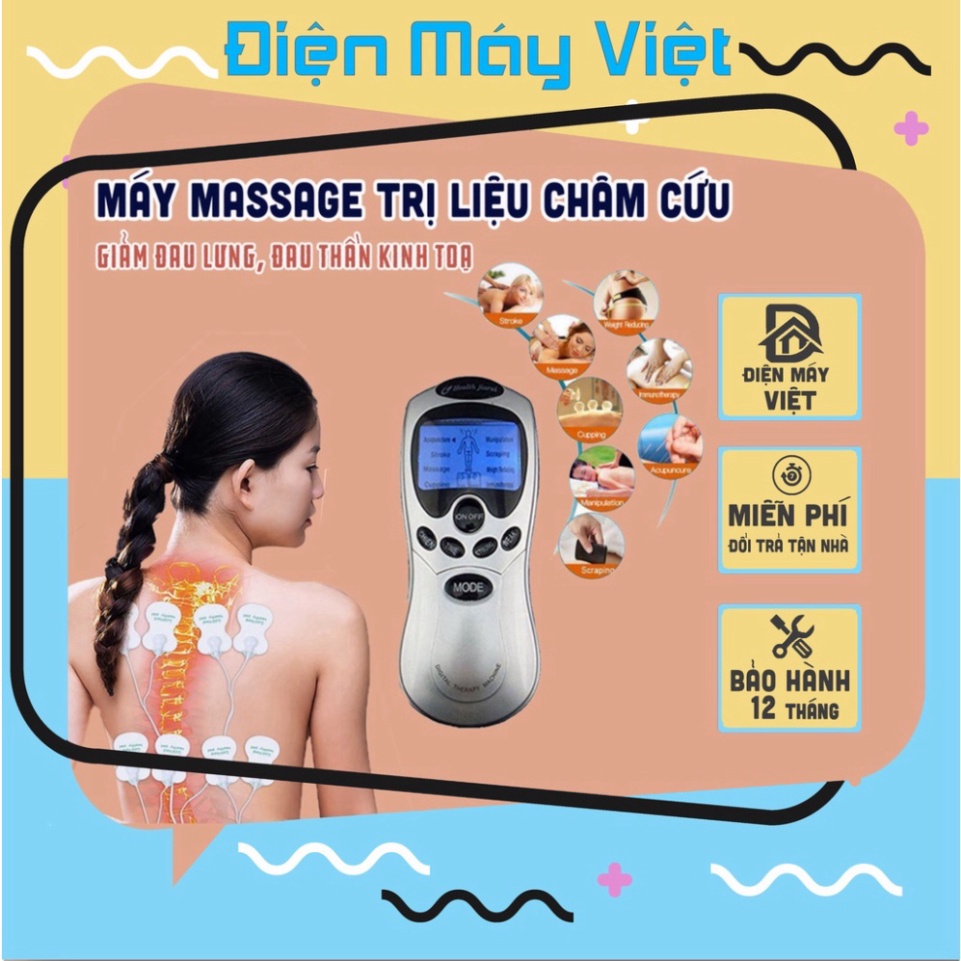 Máy massage trị liệu châm cứu bấm huyệt, Máy mát xa châm cứu đấm bóp đa chức năng