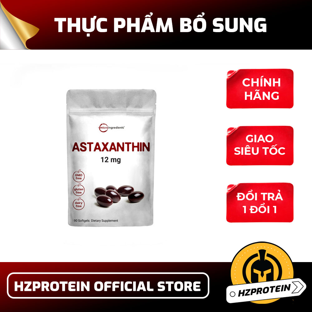Micro astaxanthin 12mg - hỗ trợ làm đẹp da và chống lão hóa da
